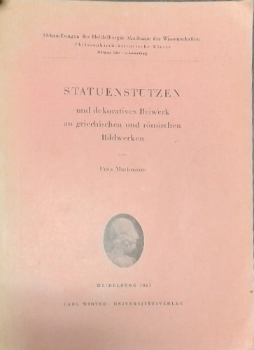 Statuenstützen und dekoratives Beiwerk an griechischen und römischen Bildwerken.