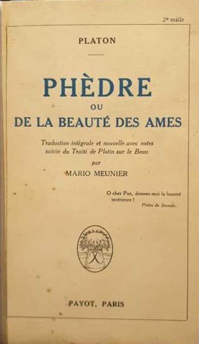 Phèdre ou de la beaute des ames.