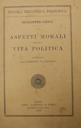 Aspetti morali della vita politica.