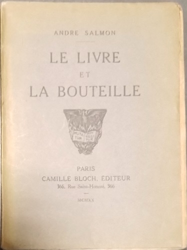 Le livre et la bouteille.