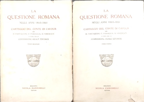 La questione romana negli anni 1860-1861. Carteggio del Conte di Cavour con D.Pa