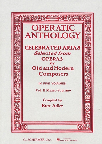 9780793525874-Operatic Anthology. Volume II: Mezzo-Soprano And Alto.