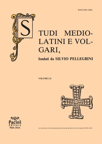 9788877817648-Studi mediolatini e volgari (2014). Vol.60.