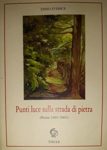 Punti luce sulla strada di pietra.