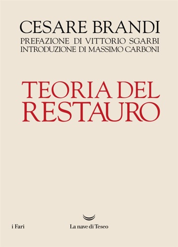 9788834608937-Teoria del restauro.