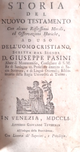 Storia del Nuovo Testamento,