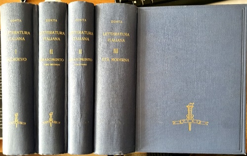 Storia della Letteratura Italiana. 3 vol. in 4 Tomi.