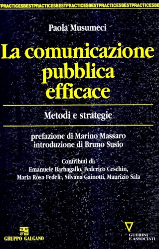 9788883354380-La comunicazione pubblica efficace. Metodi e strategie.