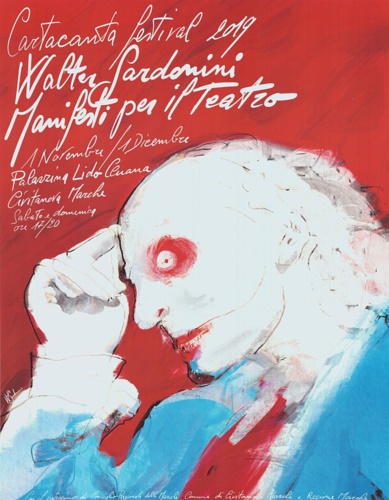 Walter Sardonini. Manifesti per il teatro. Cartacanta Festival 2019.