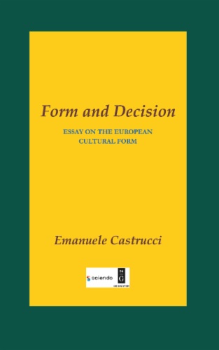 9788366675742-Form und decision. Essay on the European Cultural Form.