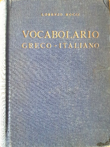 Vocabolario Greco - Italiano.