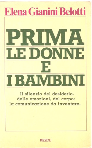 Prima le donne e i bambini.