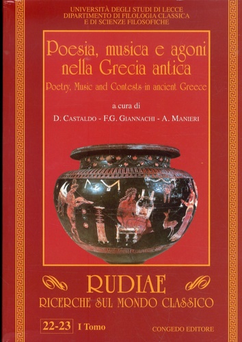 9788880869634-Poesia, Musica e Agoni nella Grecia Antica. Poetry, Musica and contest in ancien