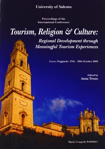 9788880868750-Tourism, Religion & Culture. Regional development throught meaningful tourism ex