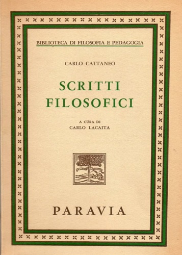 Scritti filosofici.