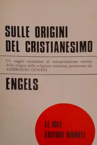 Sulle origini del cristianesimo.