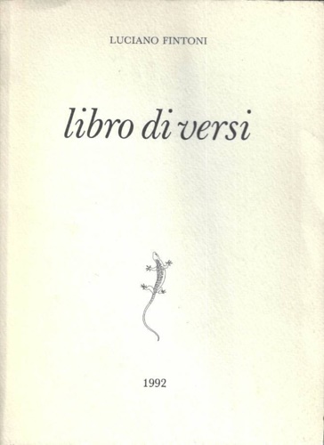 Libro di versi.