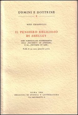 9788863720303-Il pensiero religioso di Shelley. Con particolare riferimento alla 