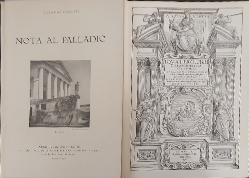 I quattro libri dell'Architettura di Andrea Palladio. (Riproduzione in facsimile