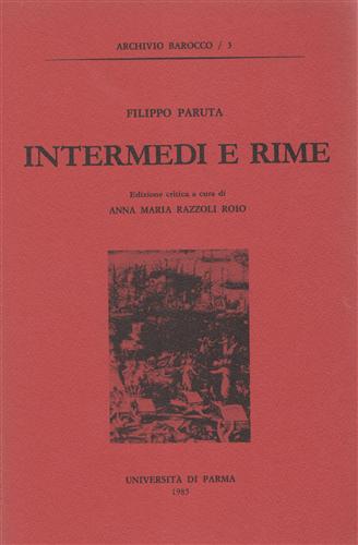 Intermedi e rime.