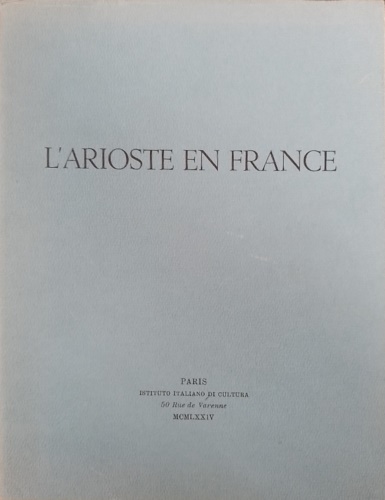 L'Arioste en France.