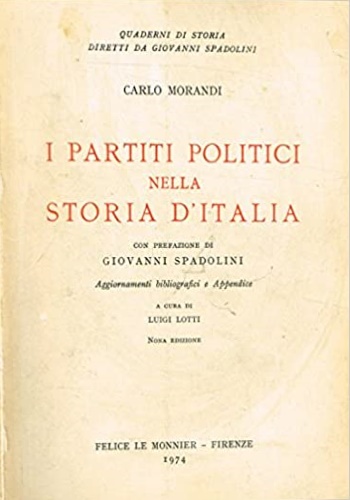 I partiti politici nella storia d'Italia.