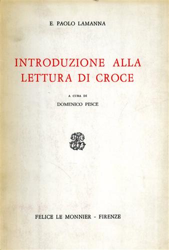 Introduzione alla lettura di Croce.