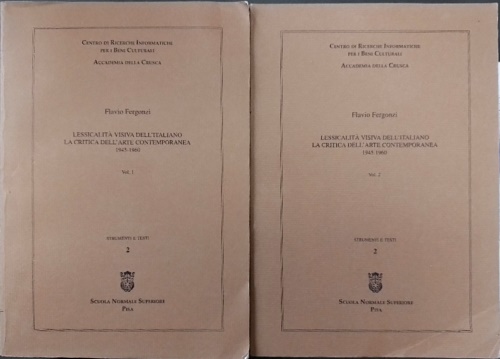 9788876420634-Lessicalità visiva dell'italiano. La critica dell'arte contemporanea 1945-1960.