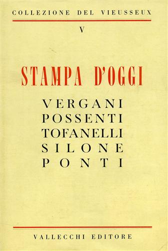 Stampa d'oggi.