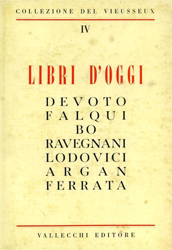 Libri d'oggi.