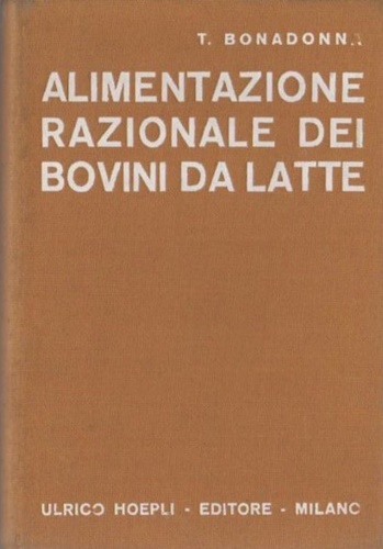 Alimentazione razionale dei bovini da latte.