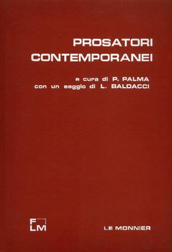 Prosatori contemporanei. Svevo, Bontempelli, Barilli, Papini, Borgese, Jahier, C