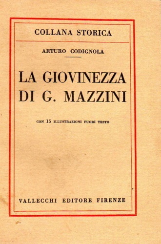 La giovinezza di Giuseppe Mazzini.