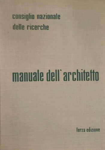 Manuale dell'architetto.