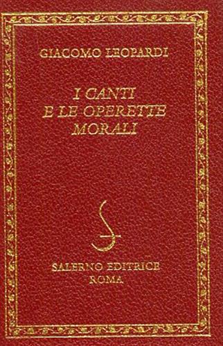 9788884021458-I canti e le operette morali.