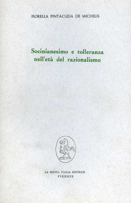 9788820442552-Socinianesimo e tolleranza nell'età del Razionalismo.