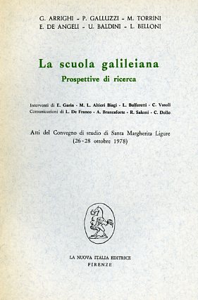 9788820442637-La scuola galileiana. Prospettive di ricerca.