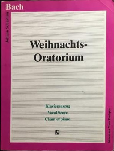 9789638303677-K2005. Weihnachts-Oratorium. Chant et piano.