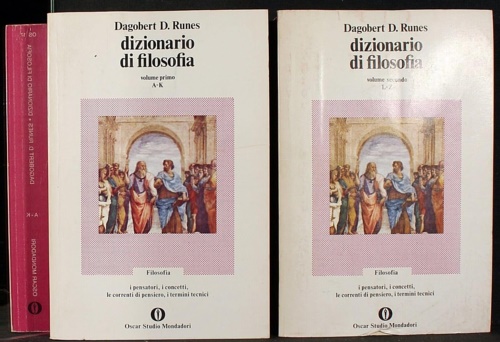 Dizionario di filosofia. Vol.I: A-K. Vol.II: L-Z.