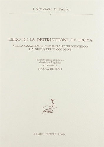 9788875731632-Libro de la destructione de Troya. Volgarizzamento napoletano trecentesco.