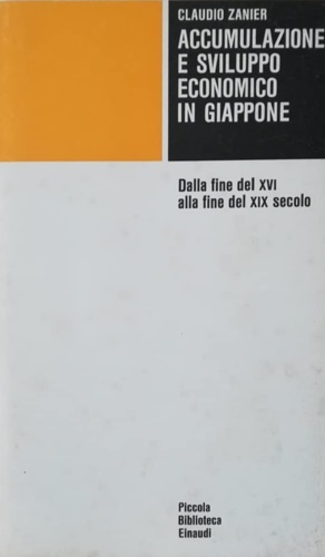 Accumulazione e sviluppo economico in Giappone.