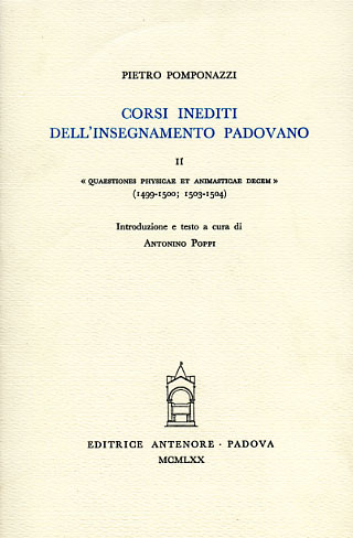 9788884553911-Corsi inediti dell'insegnamento padovano. Vol.II: