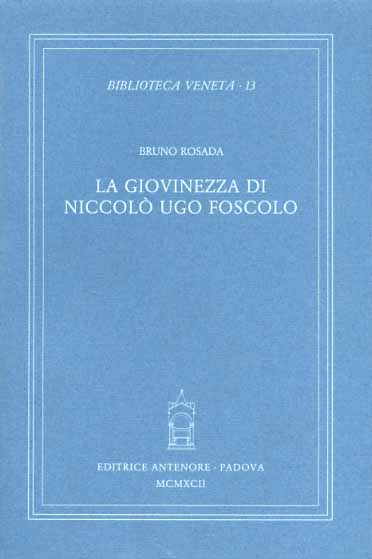 9788884554871-La giovinezza di Niccolò Ugo Foscolo.