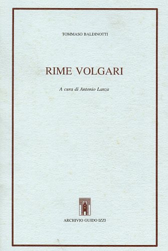 9788885760332-Rime volgari.