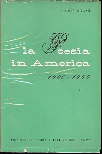 La poesia in America 1900-1950.