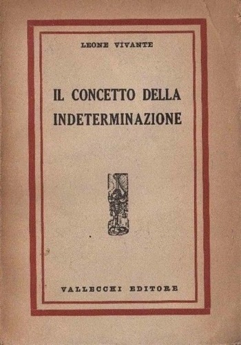 Il concetto della indeterminazione.