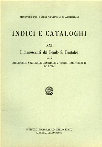 9788824030847-I Manoscritti del Fondo S.Pantaleo della Biblioteca Nazionale Centrale Vittorio