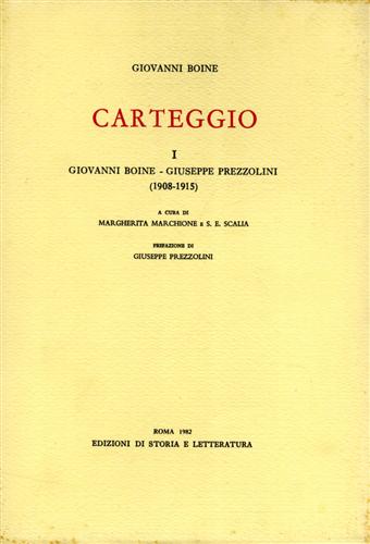 Carteggio.