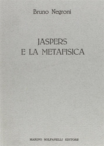 9788874970896-Jaspers e la metafisica.