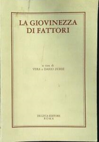 La giovinezza di Fattori.